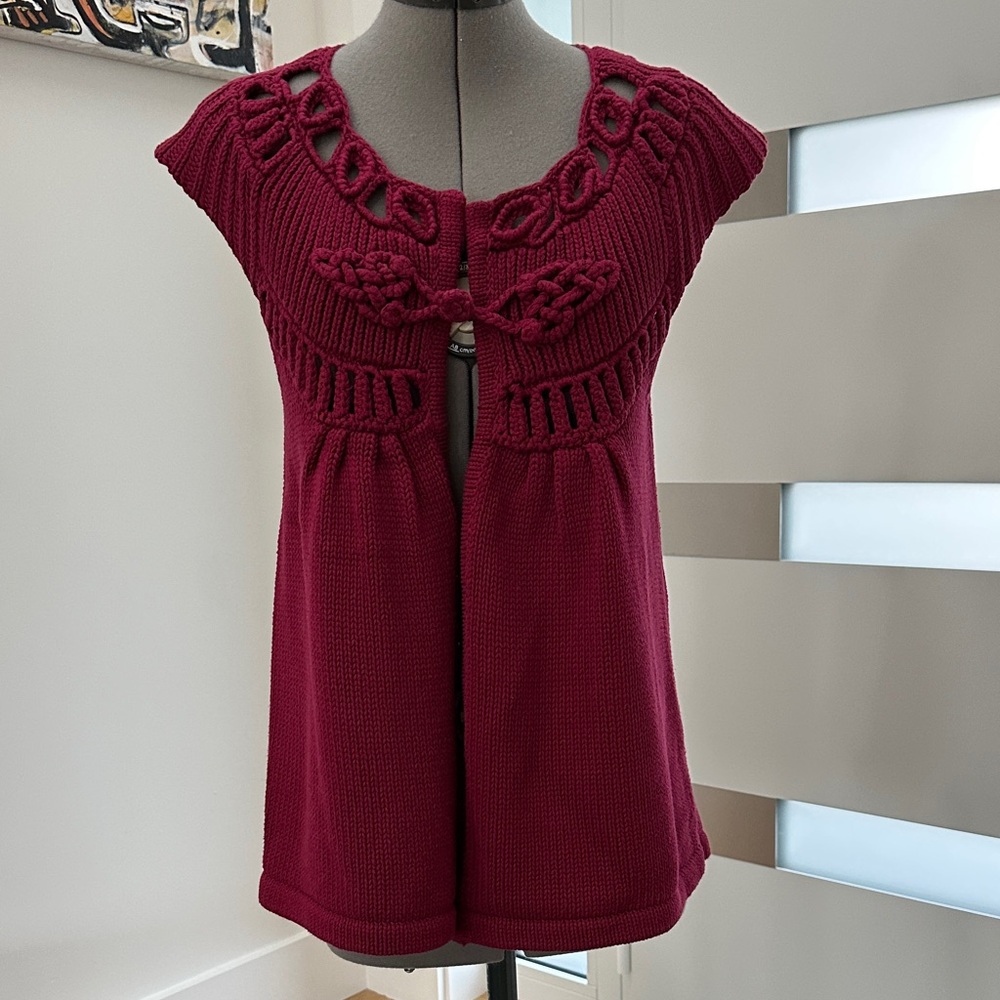 Fever Brand Deep Pink Knit cardigan